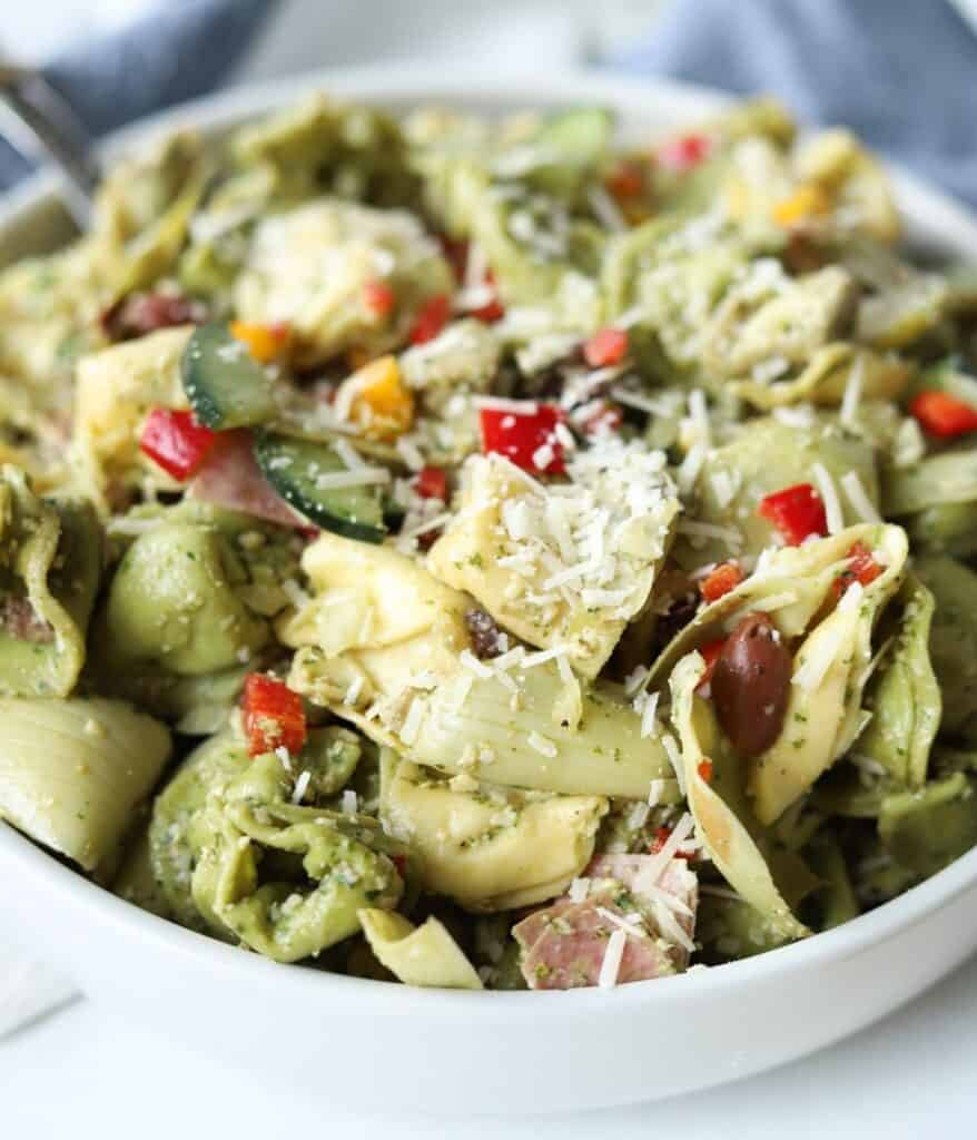 Tortellini Pasta Salad with Pesto Simply Made Eats