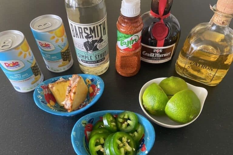 Spicy Pineapple Jalapeño Margarita (On the Rocks) Simply Made Eats