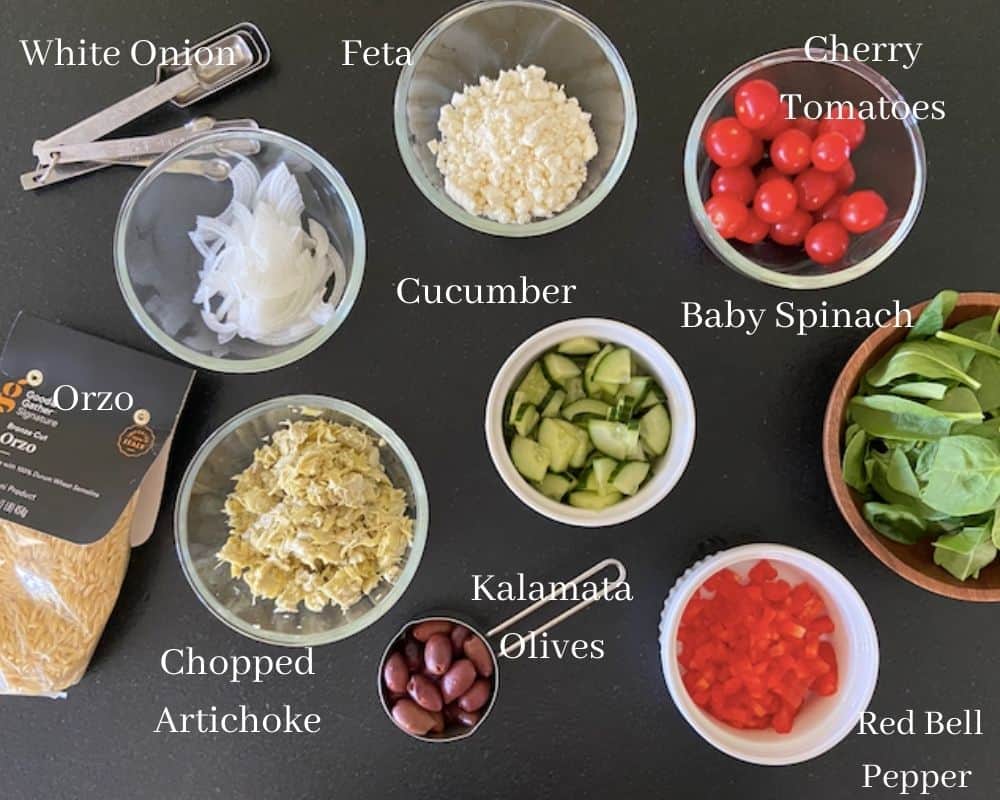 orzo pasta salad ingredients