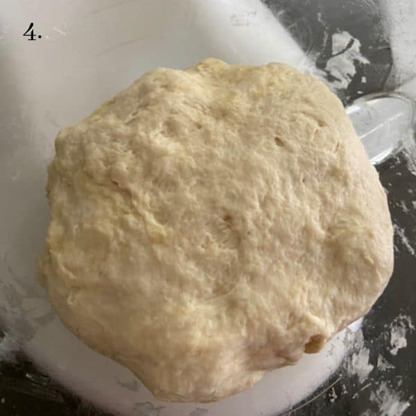 pizza dough inside bowl