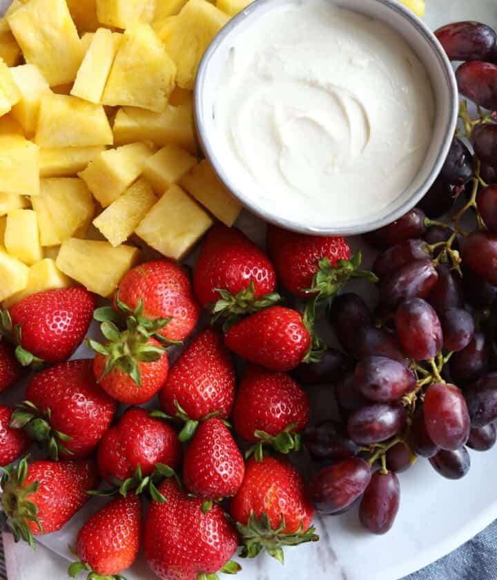 Cream Cheese Marshmallow Fruit Dip Simply Made Eats