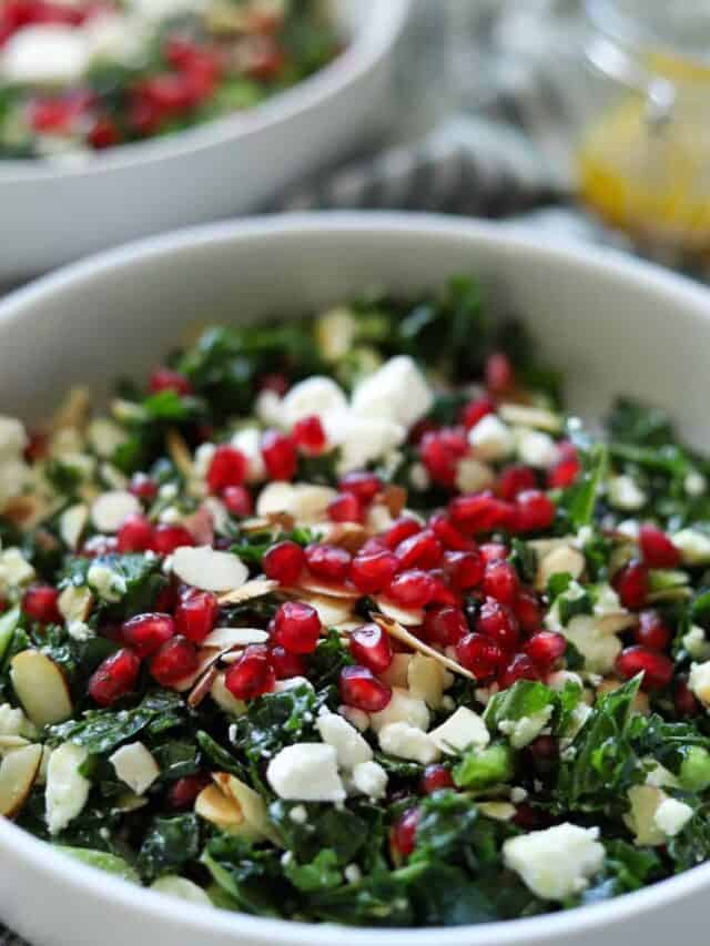 Kale Pomegranate Salad Recipe Simply Made Eats
