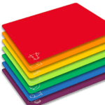 colorful cutting board mats