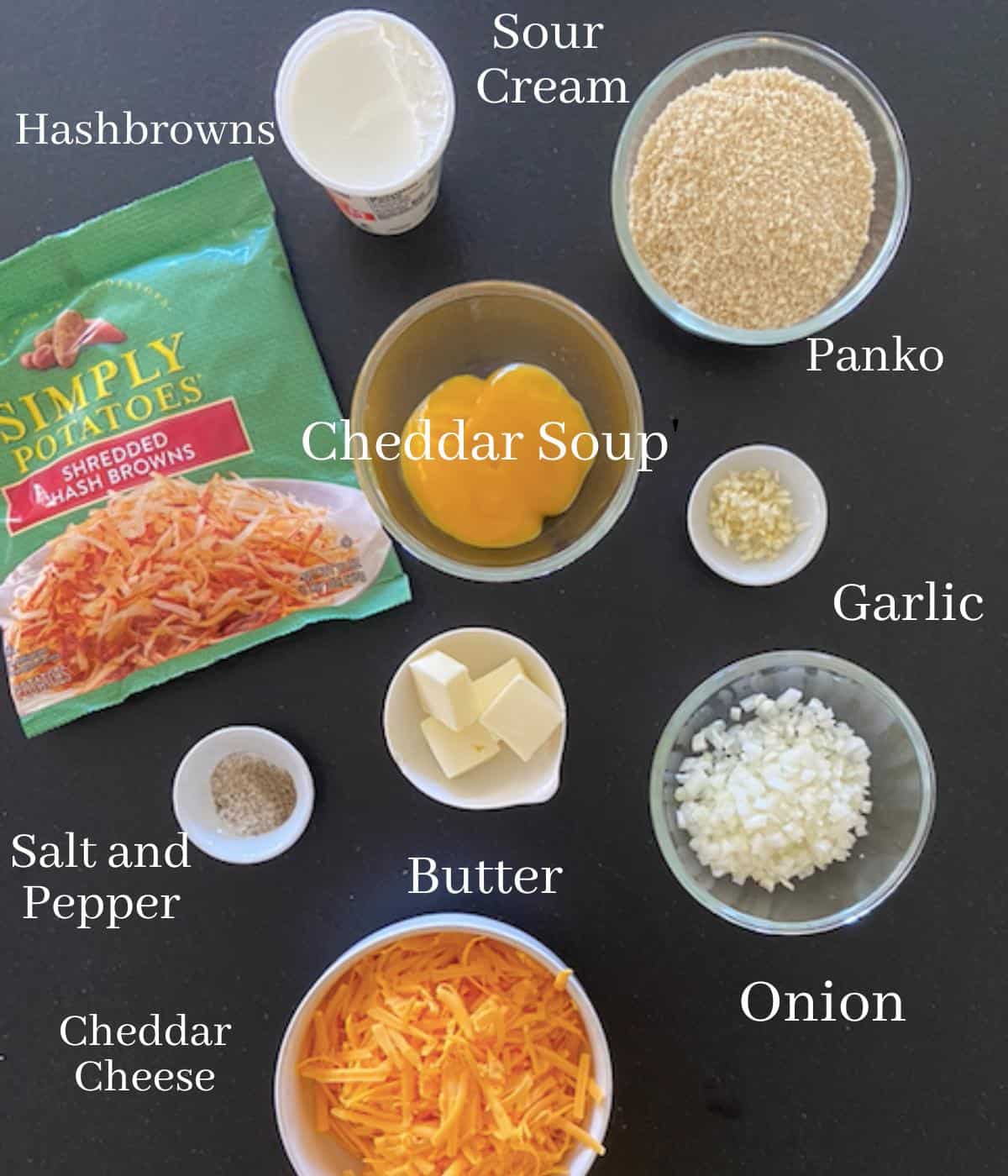 cheesy potato casserole ingredients