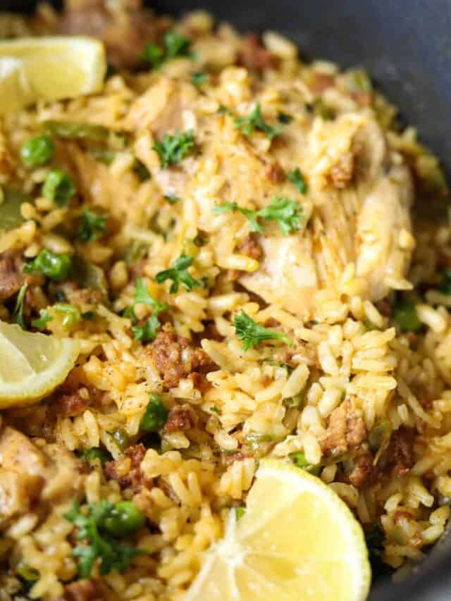 The Best Chicken and Chorizo Paella Simply Made Eats