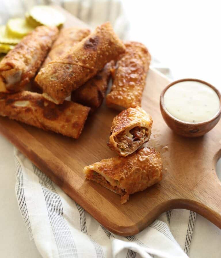 BBQ Pulled Pork Egg Rolls (Redneck Egg Rolls) Simply Made Eats