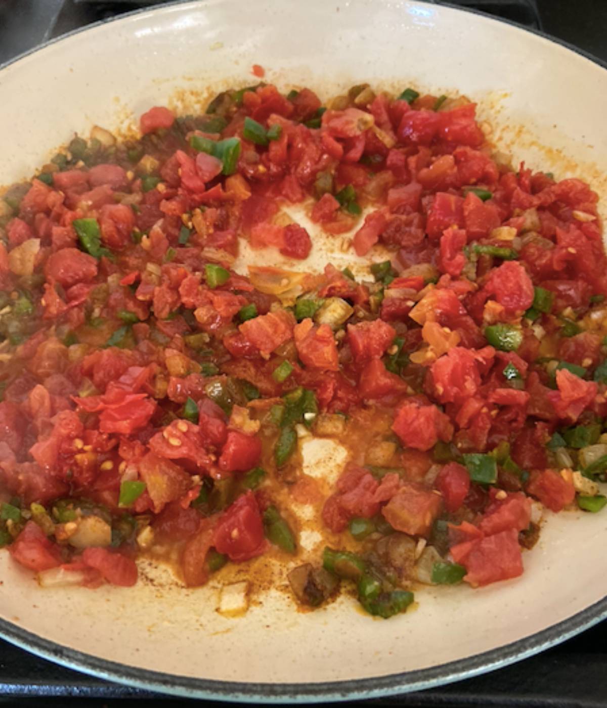 Rotel added into jalapeno dip.