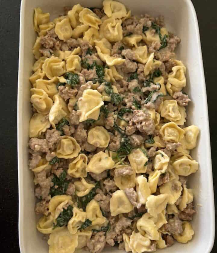 Baked Tortellini Alfredo Casserole Simply Made Eats