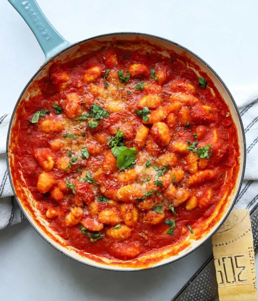 Gnocchi with Marinara Sauce (25 Minute, One Skillet Meal) Simply Made