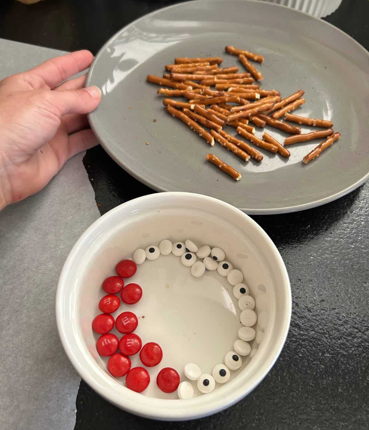 Getting ingredients ready.