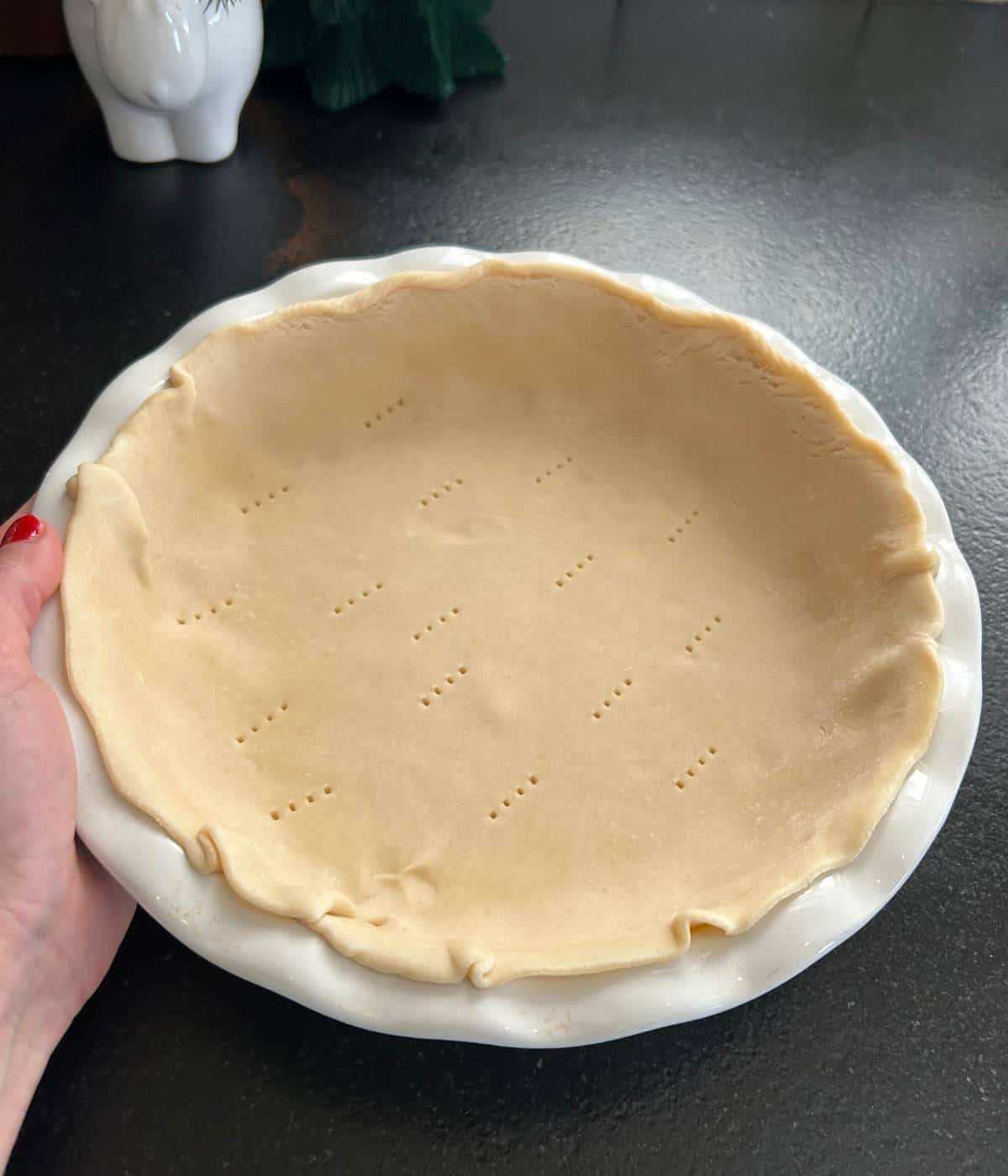 Pie Crust is pie plate.