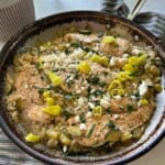 Pepperoncini Chicken in skillet.