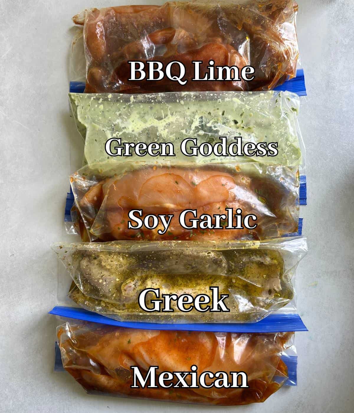 5 Chicken Marinade recipes.