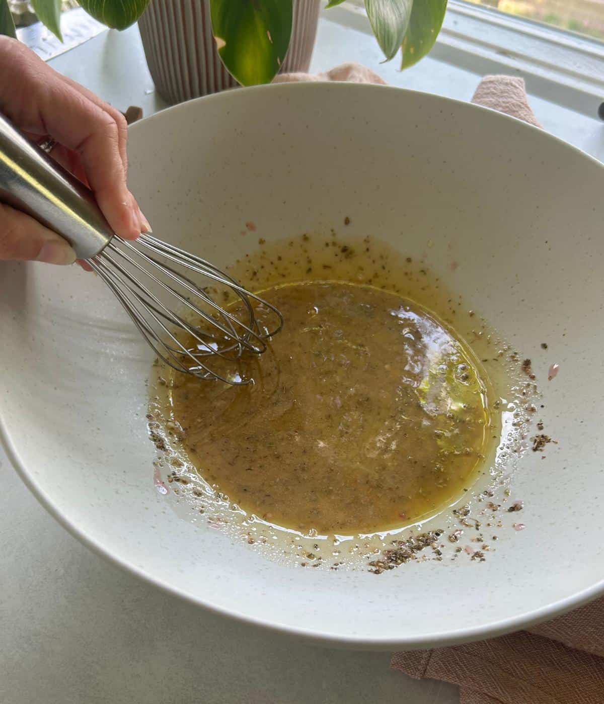 Greek salad dressing.