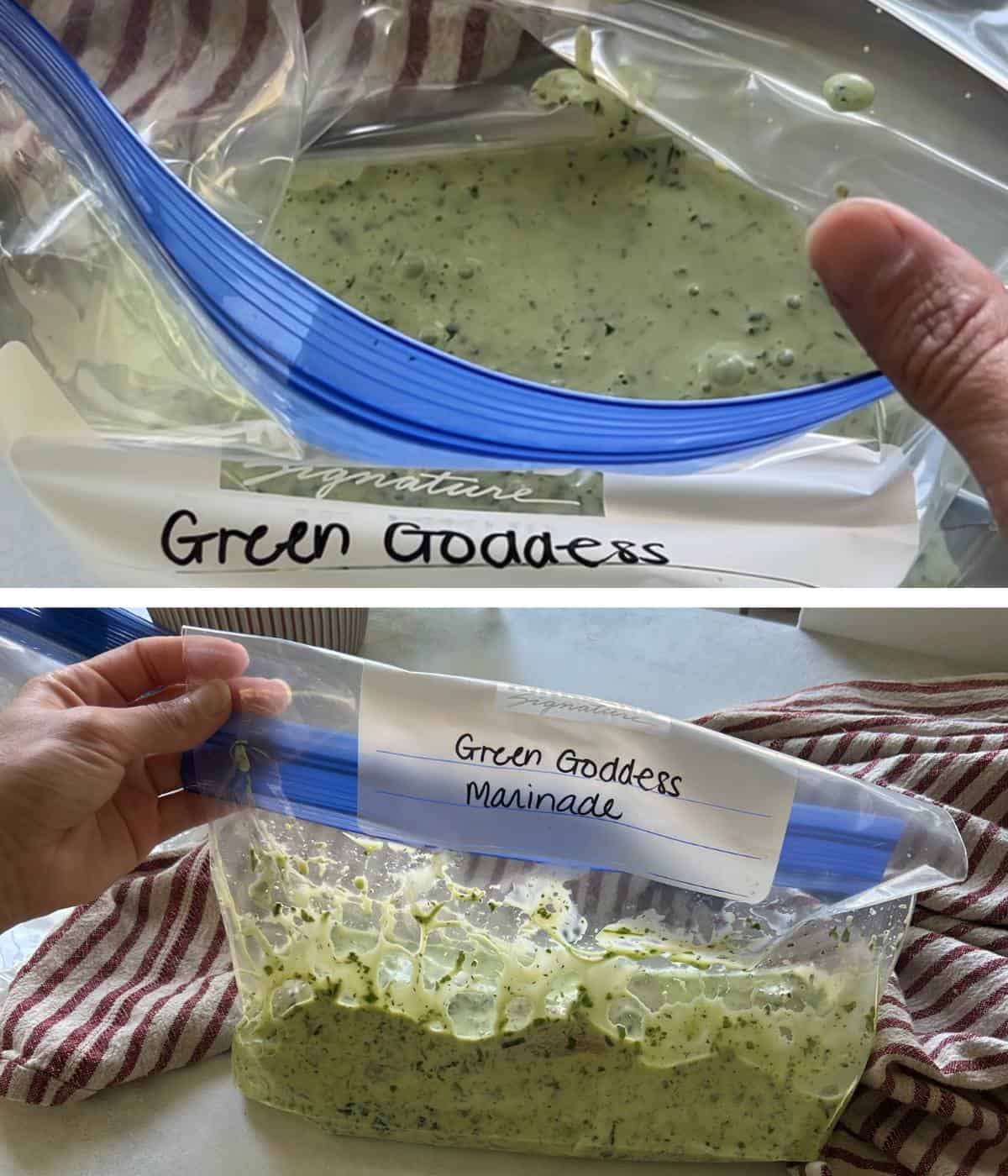 Green Goddess Marinade.