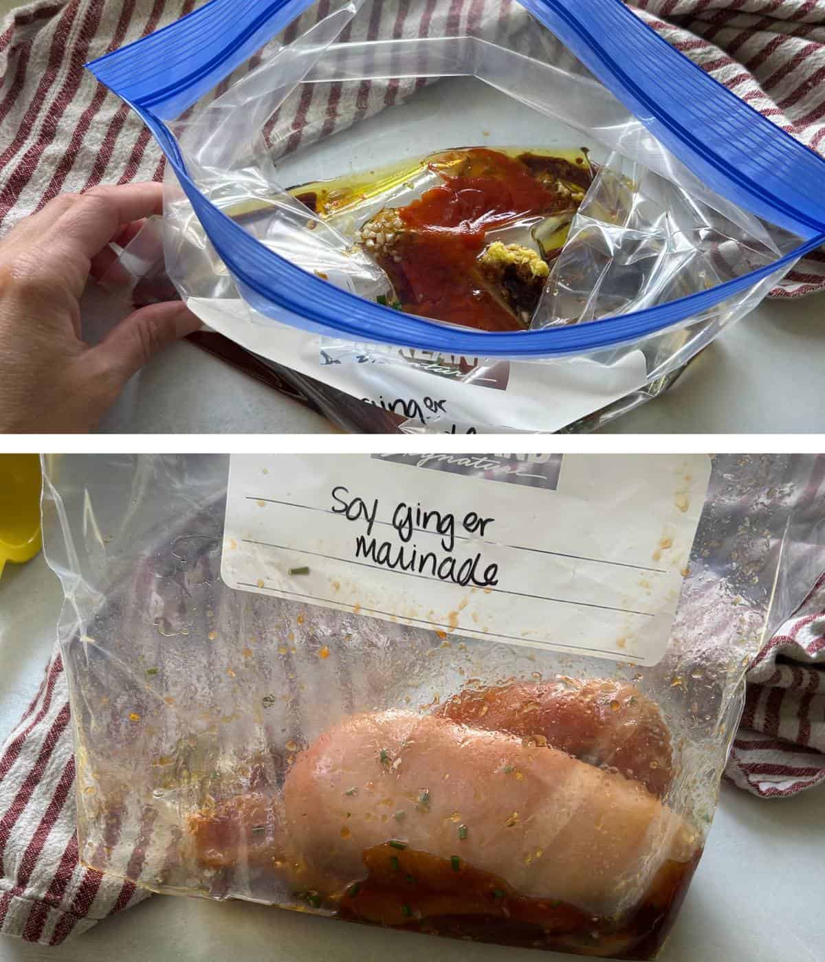 Soy ginger marinade.